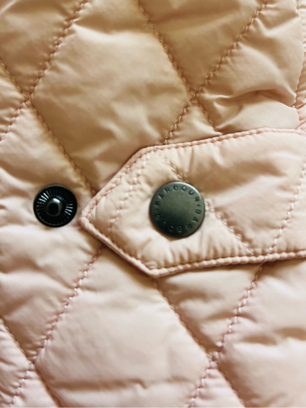 Barbour Pink Quilted Sleeveless Vest otterburn gilet - Picture 6 of 7